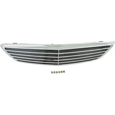 RAREELECTRICAL - New Chrome Shell Grille Assembly Compatible With Mercedes Benz S500 Base 8 Cyl 5.0L S350 Base 6 Cyl - Image 4