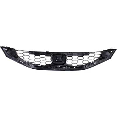Rareelectrical - New Textured Black Grille Assembly Compatible With Honda Civic Lx 4 Cyl 1.8L Civic Hf 4 Cyl 1.8L - Image 5