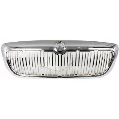 Chrome Grille Assembly Compatible With Mercury Grand Marquis Ls 8 Cyl 4.6L Grand Marquis Gs 8 Cyl