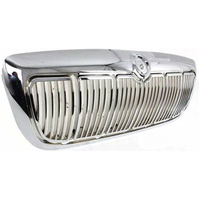 Rareelectrical - Chrome Grille Assembly Compatible With Mercury Grand Marquis Ls 8 Cyl 4.6L Grand Marquis Gs 8 Cyl - Image 3