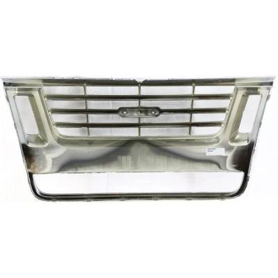 Rareelectrical - New Chrome/Black Insert Grille Assembly Compatible With Ford Explorer Sport Trac Xlt 8 Cyl 4.6L - Image 4