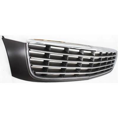 Rareelectrical - Grille Assembly Compatible With 2000-2005 Cadillac Deville Dhs 4.6L (00-05) Dts 4.6L (00-05) - Image 3