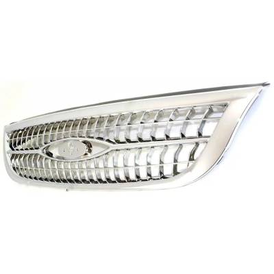 RAREELECTRICAL - New Chrome/Painted Black Grille Assembly Compatible With Ford Windstar Sel 6 Cyl 3.0L Windstar Se 6 - Image 2