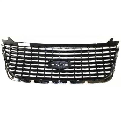 Rareelectrical - New Upper Grille Assembly Compatible With Ford Expedition Xlt 8 Cyl 5.4L Expedition Eddie Bauer 8 - Image 4