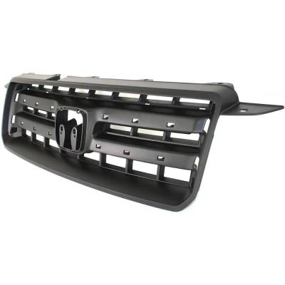 Rareelectrical - New Painted Gray Grille Assembly Compatible With Honda Pilot Ex 6 Cyl 3.5L Pilot Ex-L 6 Cyl 3.5L - Image 2