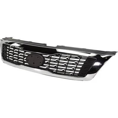 Rareelectrical - New Textured Black Grille Assembly Compatible With Kia Sedona Ex 6 Cyl 3.5L Sedona Lx 6 Cyl 3.5L - Image 2