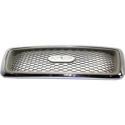 Rareelectrical - New Grille Assembly Compatible With Ford F-150 Lariat 8 Cyl 5.4L 2004-2008 By 7L3z8200ba Fo1200502 - Image 4