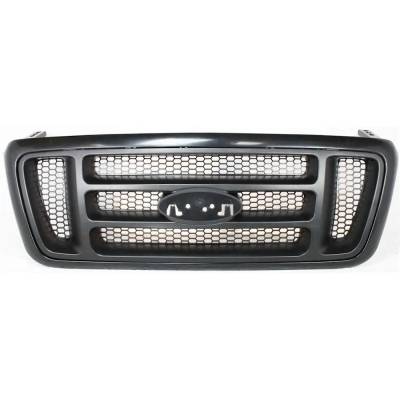 Rareelectrical - New Grille Assembly Compatible With Ford F-150 Stx 8 Cyl 4.6L F-150 Fx4 8 Cyl 5.4L F-150 Stx 6 Cyl - Image 1