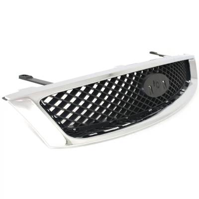RAREELECTRICAL - New Chrome Shell Grille Assembly Compatible With Ford Focus Zxw 4 Cyl 2.0L Focus St 4 Cyl 2.3L Focus - Image 3