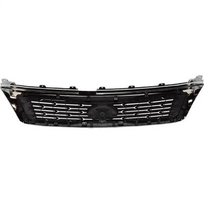 Rareelectrical - New Textured Black Grille Assembly Compatible With Kia Sedona Lx 6 Cyl 3.5L Sedona Ex 6 Cyl 3.5L - Image 5