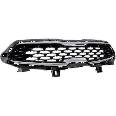 Rareelectrical - New Textured Black Grille Assembly Compatible With Kia Forte Lxs 4 Cyl 2.0L Forte Fe 4 Cyl 2.0L - Image 3