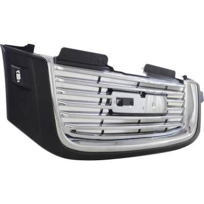 Rareelectrical - New Grille Assembly Compatible With Gmc Envoy Denali 8 Cyl 5.3L Envoy Xl Sle 6 Cyl 4.2L Envoy Xl - Image 3