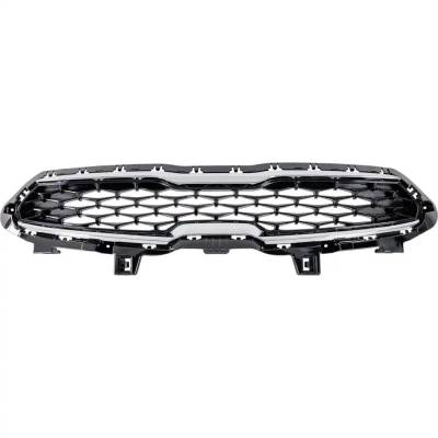 Rareelectrical - New Textured Black Grille Assembly Compatible With Kia Forte Fe 4 Cyl 2.0L Forte Lxs 4 Cyl 2.0L - Image 2