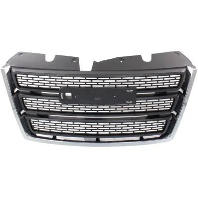New Chrome Molding Grille Assembly Compatible With Gmc Terrain Slt 4 Cyl 2.4L Terrain Slt 6 Cyl 3.6L