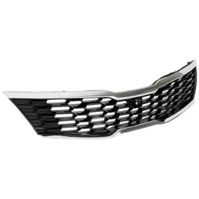Rareelectrical - New Front Grille Assembly Compatible With Kia Optima Hybrid Lx 4 Cyl 2.0L Optima Sx 4 Cyl 2.0L - Image 3