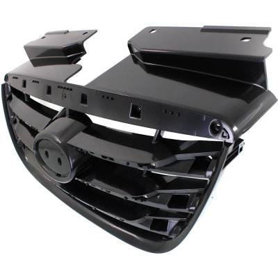 RAREELECTRICAL - New Black Grille Assembly Compatible With Hyundai Elantra Se 4 Cyl 2.0L Elantra Gls 4 Cyl 2.0L - Image 2