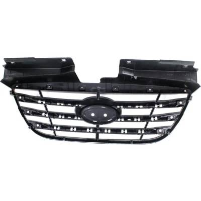 RAREELECTRICAL - New Black Grille Assembly Compatible With Hyundai Elantra Se 4 Cyl 2.0L Elantra Gls 4 Cyl 2.0L - Image 5
