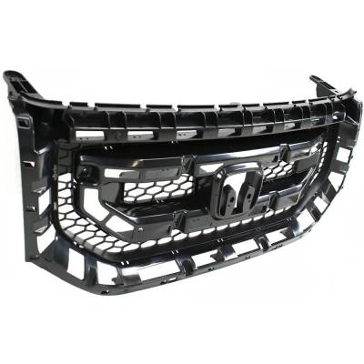 Rareelectrical - New Gray Grille Assembly Compatible With Honda Pilot Lx 6 Cyl 3.5L Pilot Ex 6 Cyl 3.5L Pilot Ex-L 6 - Image 3