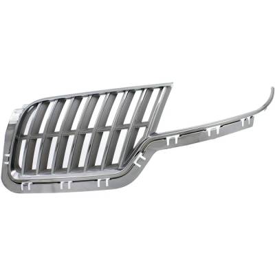 New Chrome Shell Grille Assembly Compatible With Lincoln Mkz Hybrid 4 Cyl 2.5L Mkz Base 6 Cyl 3.5L