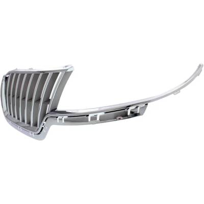 RAREELECTRICAL - New Chrome Shell Grille Assembly Compatible With Lincoln Mkz Base 6 Cyl 3.5L Mkz Hybrid 4 Cyl 2.5L - Image 2