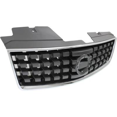 RAREELECTRICAL - New Chrome Shell Grille Assembly Compatible With Nissan Sentra Base 4 Cyl 2.0L Sentra S 4 Cyl 2.0L - Image 3