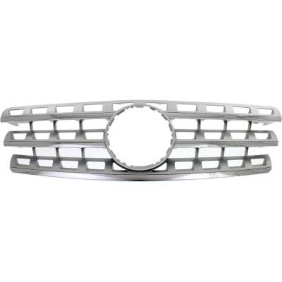 New Chrome Grille Assembly Compatible With Mercedes Benz Ml63 Amg Base 8 Cyl 6.3L Ml320 Bluetec