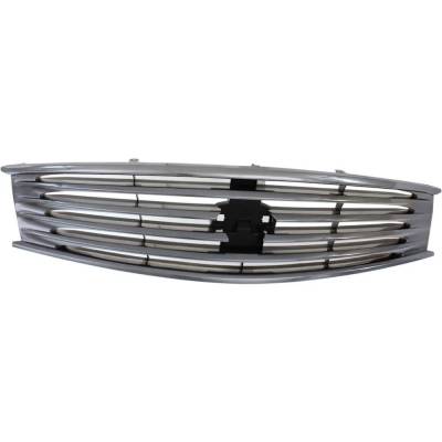New Chrome Grille Assembly Compatible With Infiniti G37 X Sport 6 Cyl 3.7L Q60 Premium Sport 6 Cyl