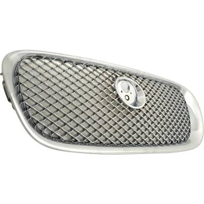 Rareelectrical - New Chrome Grille Assembly Compatible With Jaguar Xf Premium Luxury 8 Cyl 4.2L Xf Base 8 Cyl 4.2L Xf - Image 2