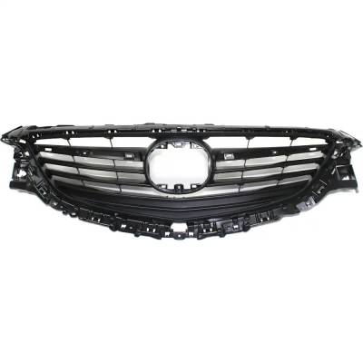 Rareelectrical - New Textured Gray Grille Assembly Compatible With Mazda 6 Touring 4 Cyl 2.5L 6 Grand Touring 4 Cyl - Image 1
