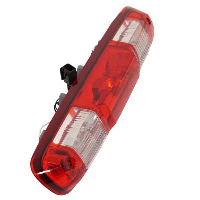 Rareelectrical - New Clear & Red Third Brake Light Compatible With Chevrolet Gmc Hummer Sierra 1500 Sle 8 Cyl 6.2L - Image 2