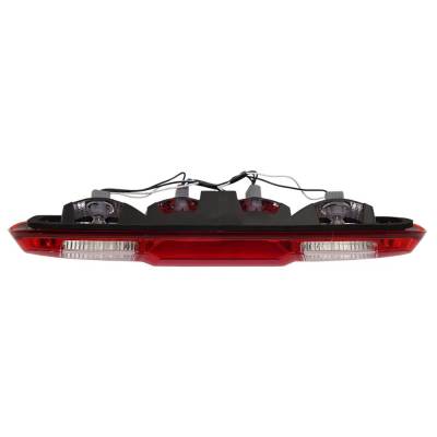 Rareelectrical - New Clear & Red Third Brake Light Compatible With Chevrolet Gmc Hummer Sierra 1500 Sle 8 Cyl 6.2L - Image 4