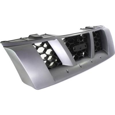 Rareelectrical - New Painted Silver Grille Assembly Compatible With Nissan Xterra S 6 Cyl 4.0L Xterra Off-Road 6 Cyl - Image 3