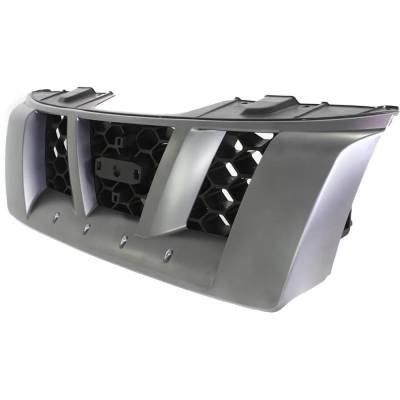 Rareelectrical - New Painted Silver Grille Assembly Compatible With Nissan Xterra S 6 Cyl 4.0L Xterra X 6 Cyl 4.0L - Image 2