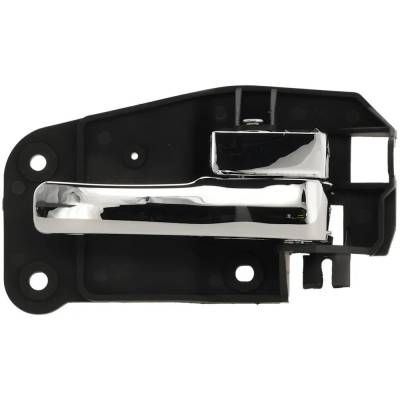 Front Passenger Side Interior Door Handle Compatible With 2000-2002 Lincoln Ls Chrome With Lock