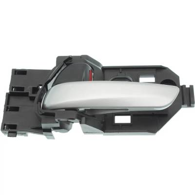 Front Or Rear Left (Driver Side) Interior Door Handle Compatible With 2015-2017 Honda Fit Silver