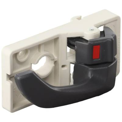 Front Or Rear Passenger Side Interior Door Handle Compatible With 2005-2009 Hyundai Tucson Gray With