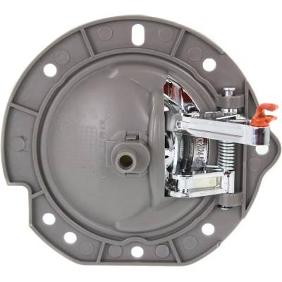 Rareelectrical - New Right Rear Interior Door Handle Compatible With 2002-2007 Jeep Liberty Beige Bezel Chrome Lever - Image 5