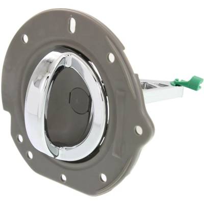Rareelectrical - New Rear Driver Side Interior Door Handle Compatible With 2002-2007 Jeep Liberty Beige Bezel Chrome - Image 2