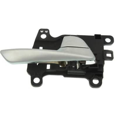 Front Passenger Side Interior Door Handle Compatible With 2016-2018 Hyundai Tucson Silver With Lock