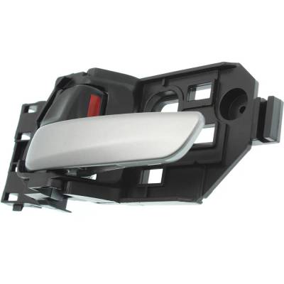 Rareelectrical - Front Or Rear Driver Side Interior Door Handle Compatible With 2015-2017 Honda Fit Silver With Lock - Image 2