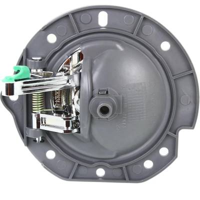 Rareelectrical - Front Driver Side Interior Door Handle Compatible With 2002-2007 Jeep Liberty Gray Bezel Chrome - Image 5