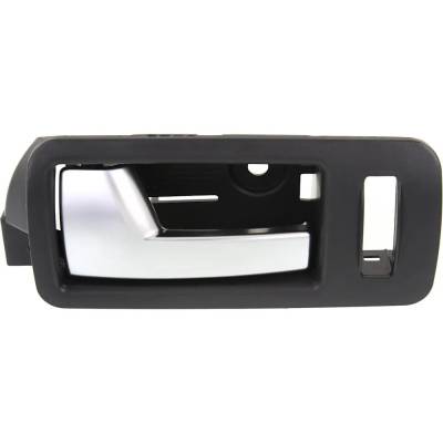 Front Left (Driver Side) Interior Door Handle Compatible With 2005-2014 Ford Mustang Black Bezel