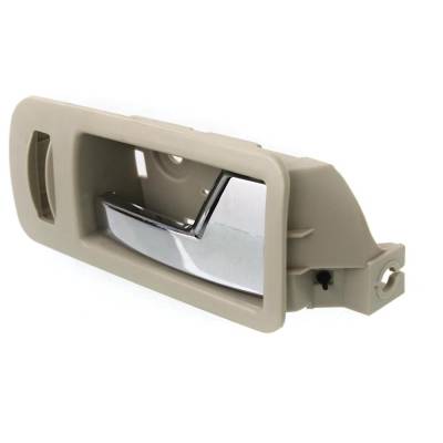 Rareelectrical - Front Right (Passenger Side) Interior Door Handle Compatible With 2005-2014 Ford Mustang Beige Bezel - Image 2