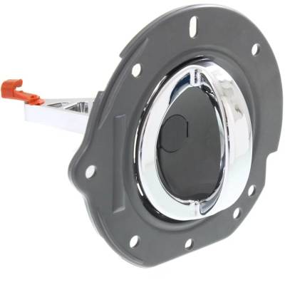 Rareelectrical - Rear Passenger Side Interior Door Handle Compatible With 2002-2007 Jeep Liberty Gray Bezel Chrome - Image 3