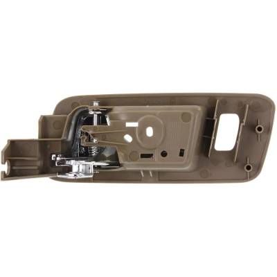 Rareelectrical - Front Passenger Side Interior Door Handle Compatible With 2005-2011 Cadillac Sts Beige Bezel Chrome - Image 5