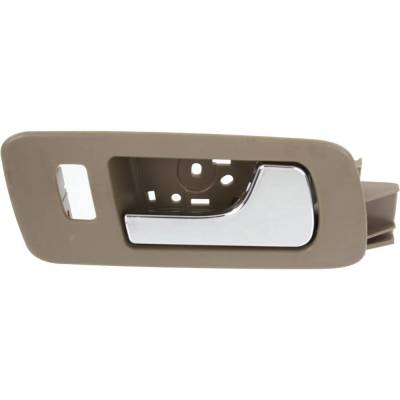 Front Right (Passenger Side) Interior Door Handle Compatible With 2005-2011 Cadillac Sts Beige Bezel