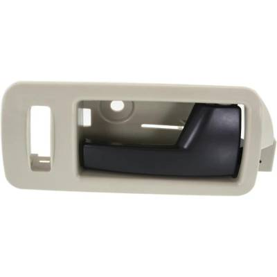 Front Right (Passenger Side) Interior Door Handle Compatible With 2005-2014 Ford Mustang Beige Bezel