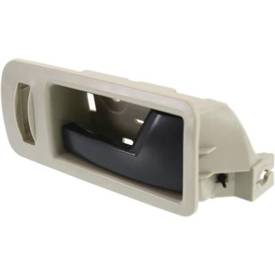 Rareelectrical - Front Right (Passenger Side) Interior Door Handle Compatible With 2005-2014 Ford Mustang Beige Bezel - Image 2