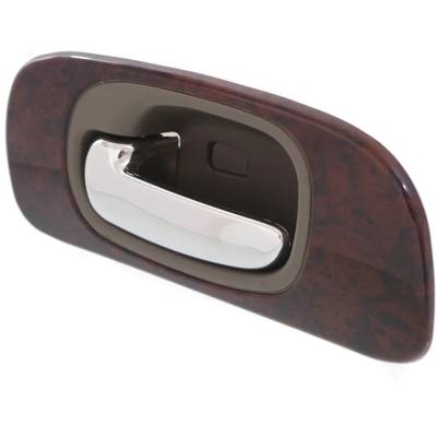 Rareelectrical - Left Rear Interior Door Handle Compatible With 1998-2004 Chrysler Lhs Chrysler 300M Concorde Gray - Image 2