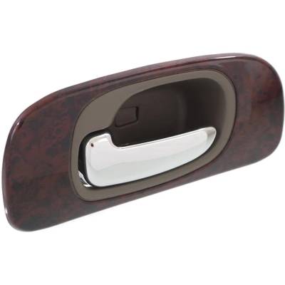 Rareelectrical - Left Rear Interior Door Handle Compatible With 1998-2004 Chrysler Lhs Chrysler 300M Concorde Gray - Image 3